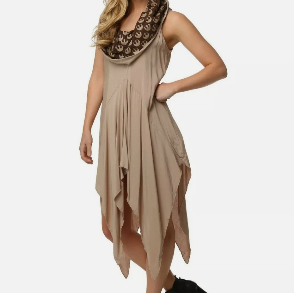 NWT We Love Fine Star Wars Rey Hooded Tank Dress